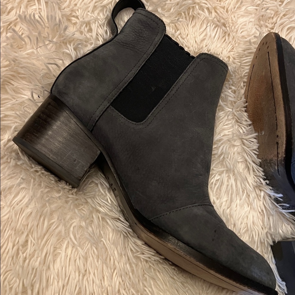 Rag & Bone Walker Suede Ankle Boots - Picture 2 of 8